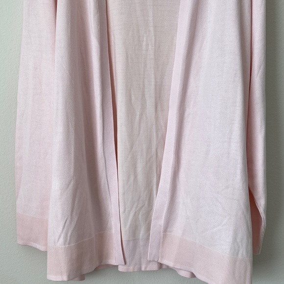 Lane Bryant Light Pink Open Cardigan - Picture 7 of 7